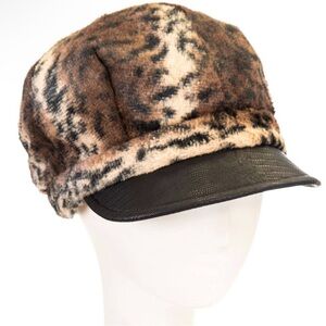 Cha Cha’s Faux Fur Newsboy Hat